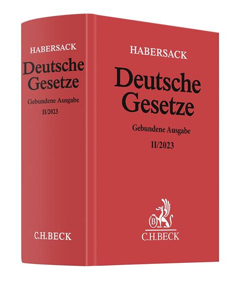 Habersack (vormals Schönfelder) Deutsche Gesetze.